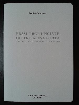 Frasi pronunciate dietro ad una porta_Daniele Monarca